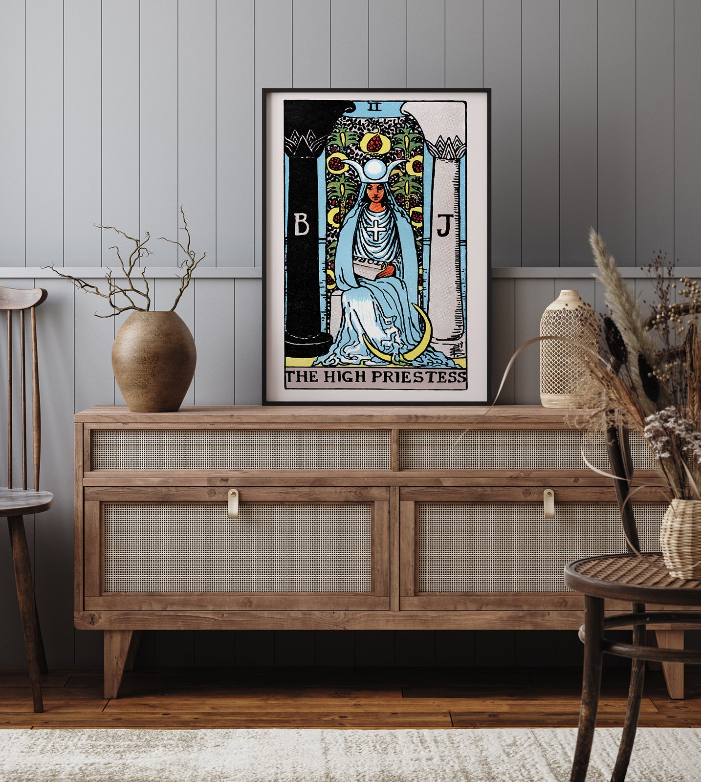 The High Priestess Tarot Art Poster