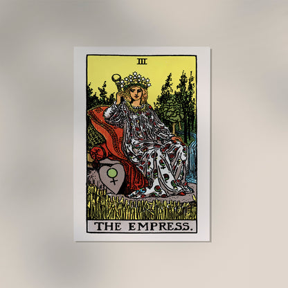 The Empress Tarot Art Poster