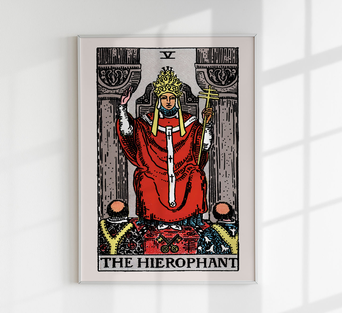 The Hierophant Tarot Art Poster