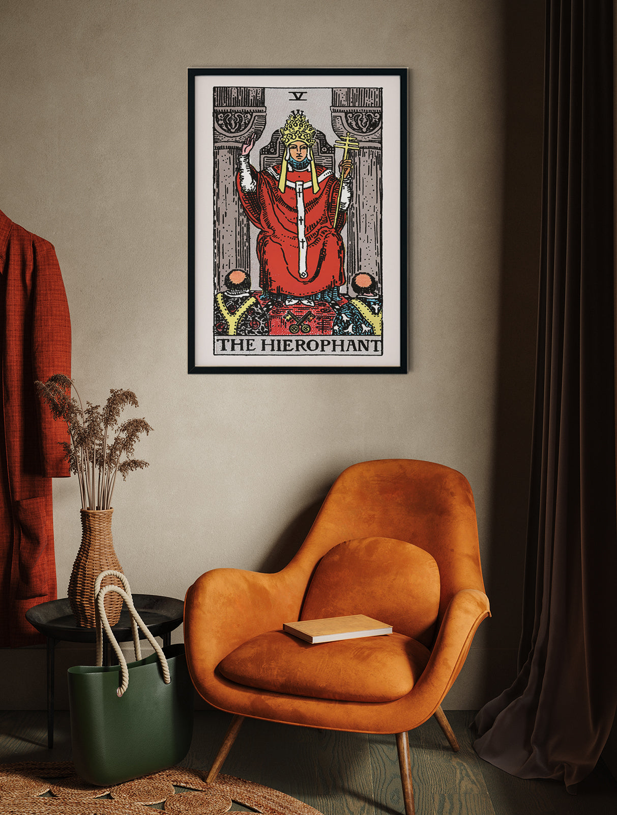 The Hierophant Tarot Art Poster