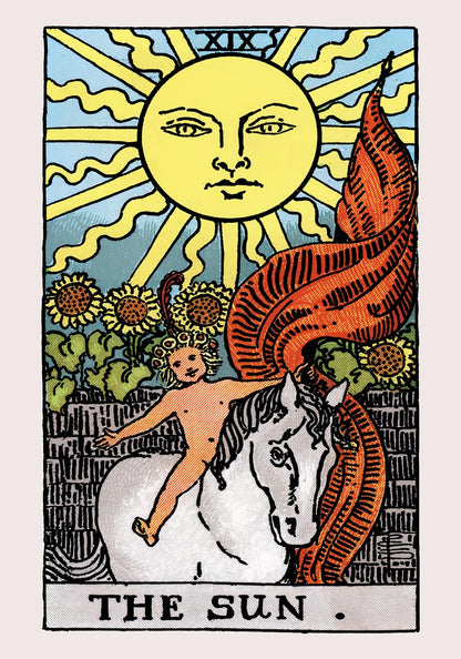 The Sun Tarot Art Poster