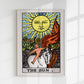 The Sun Tarot Art Poster