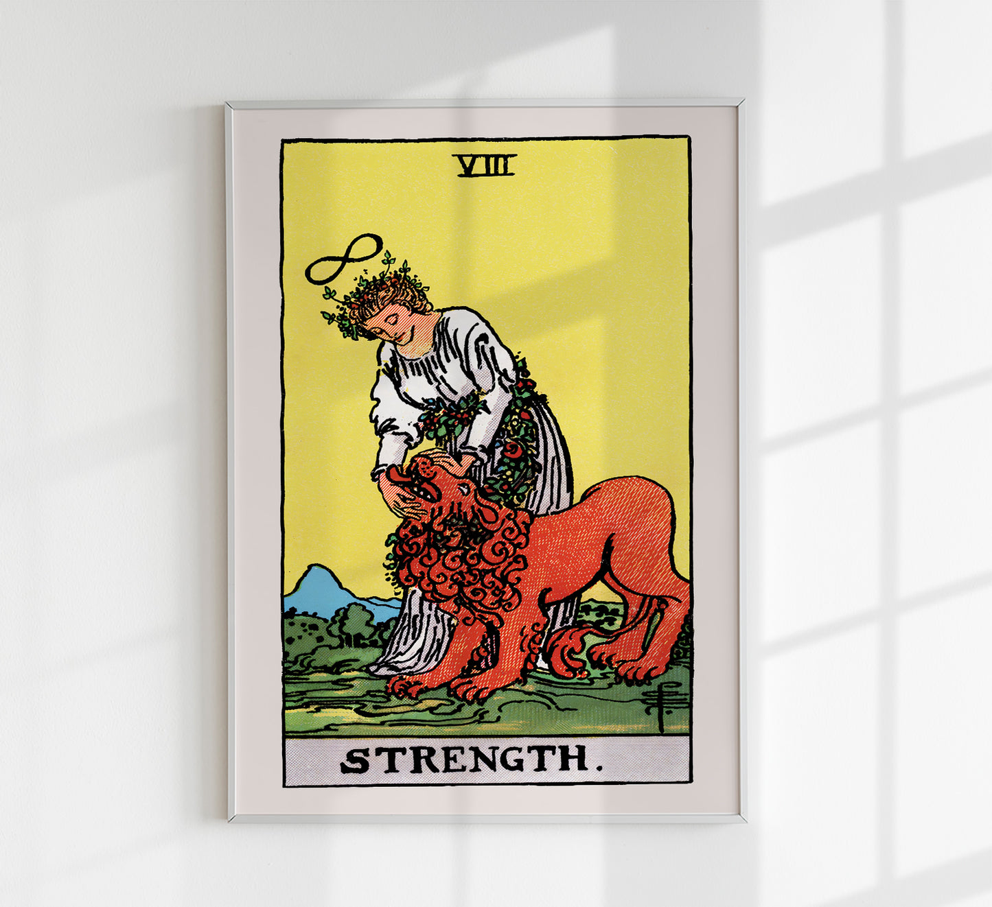 Strength Tarot Art Poster