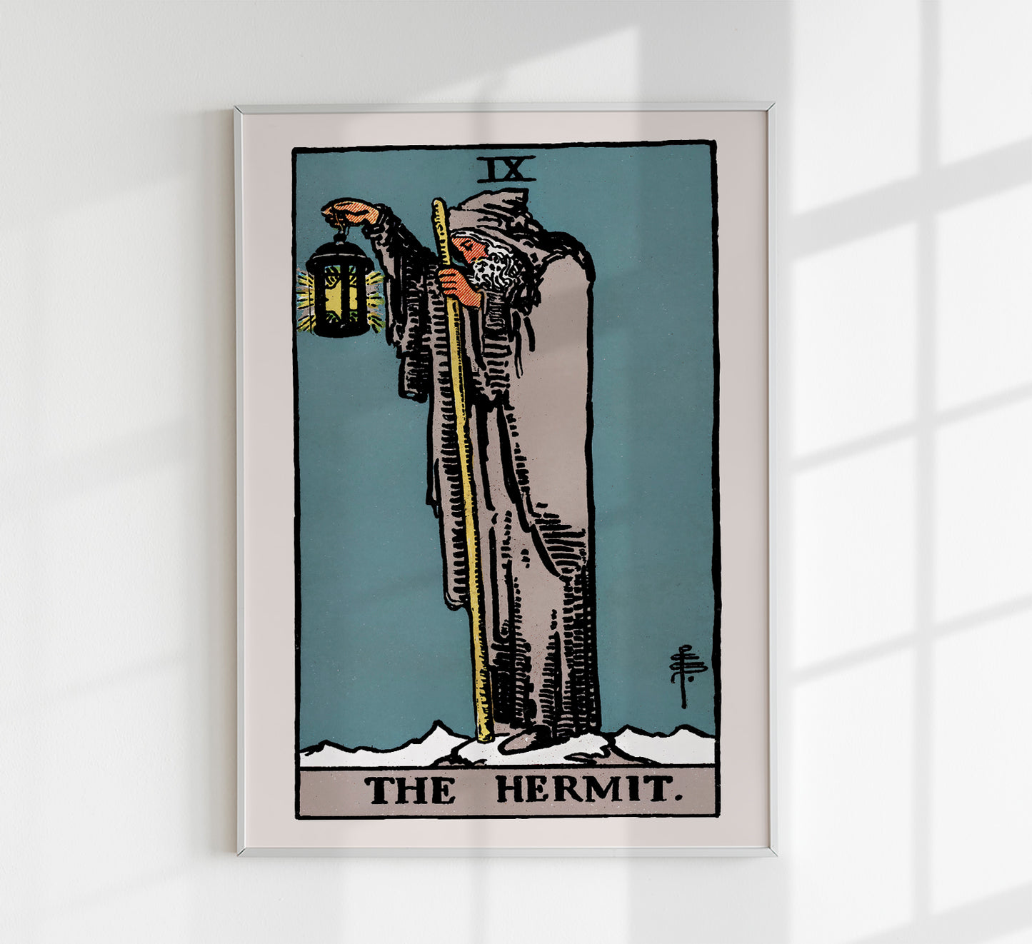 The Hermit Tarot Art Poster