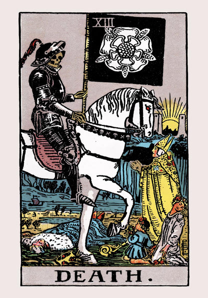 Death Tarot Art Poster