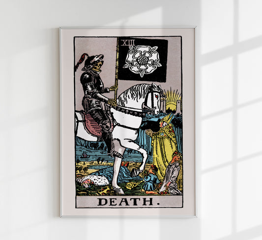 Death Tarot Art Poster