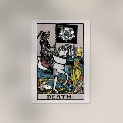 Death Tarot Art Poster