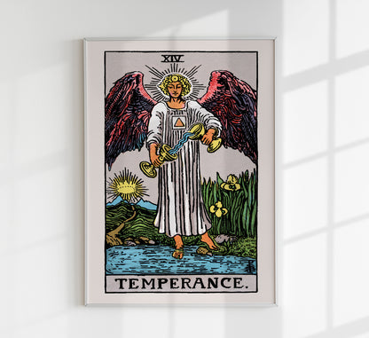 Temparance Tarot Art Poster