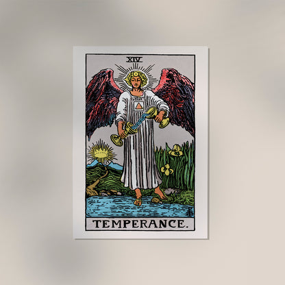 Temparance Tarot Art Poster