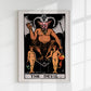 The Devil Tarot Art Poster