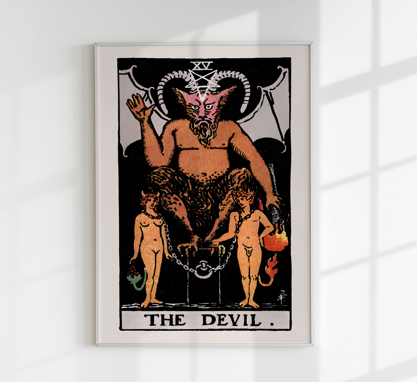 The Devil Tarot Art Poster