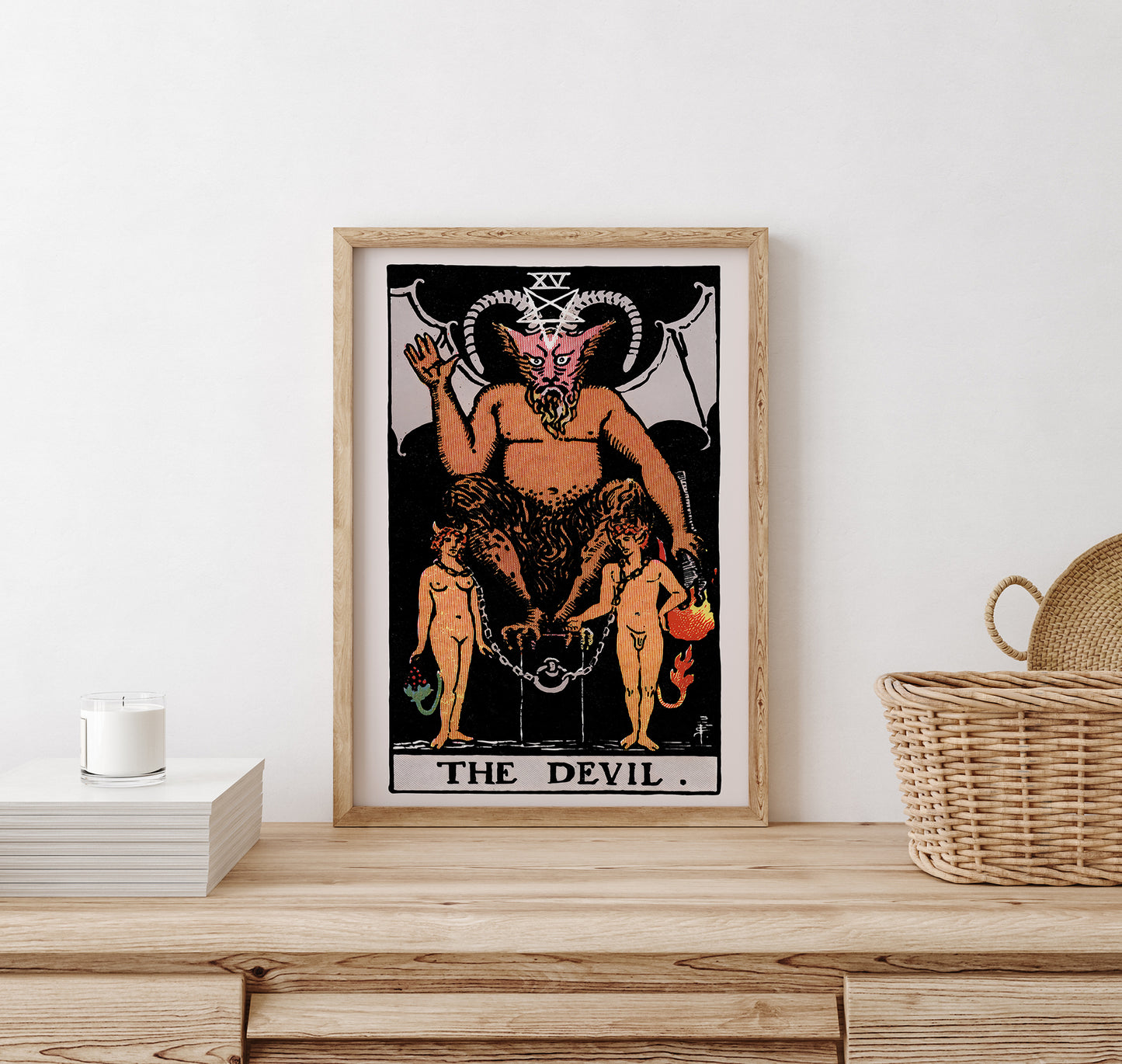 The Devil Tarot Art Poster