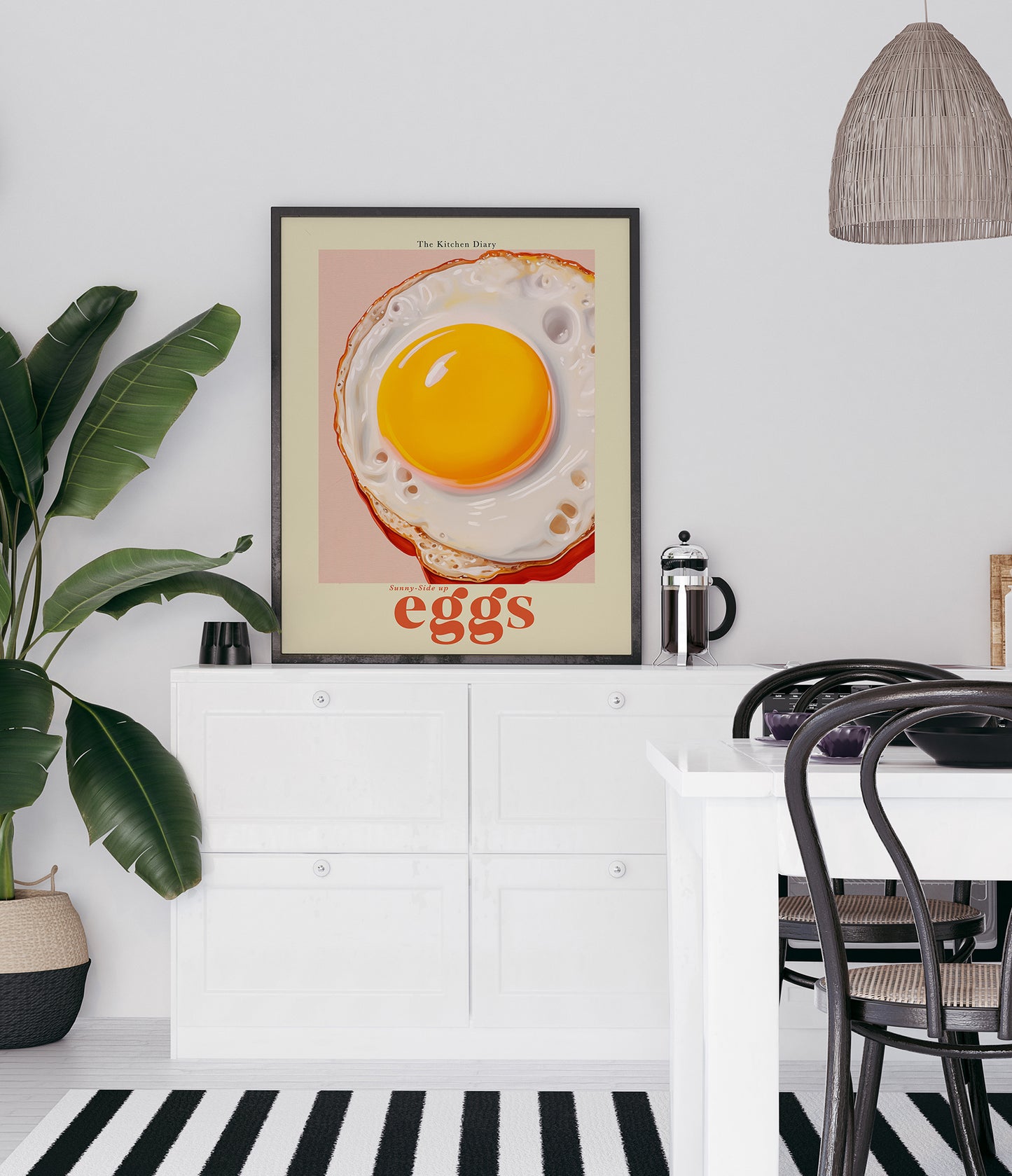 The Kitchen Diary: Sunny-Side Up Eggs Poster