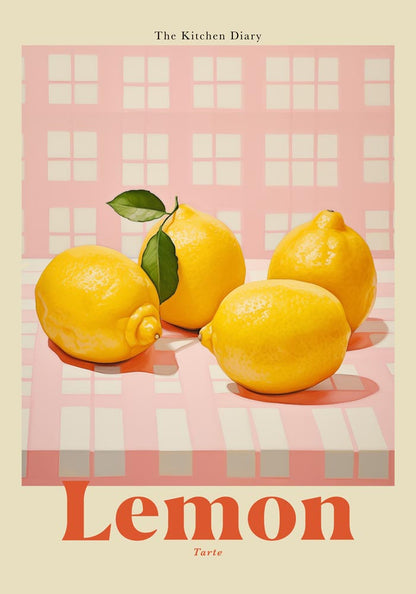 The Kitchen Diary: Lemon Tarte Poster