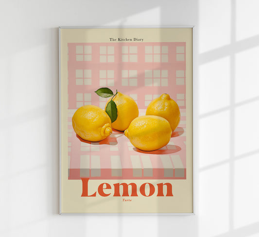 The Kitchen Diary: Lemon Tarte Poster