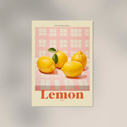 The Kitchen Diary: Lemon Tarte Poster