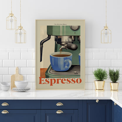 The Kitchen Diary: Espresso Poster