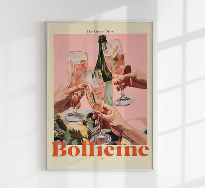 The Kitchen Diary: Bollicine Club Poster