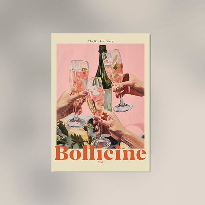 The Kitchen Diary: Bollicine Club Poster