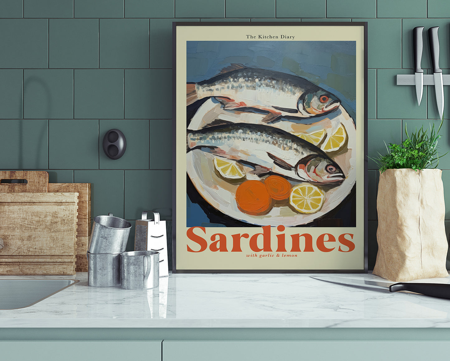 The Kitchen Diary: Sardines Poster