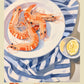 The Kitchen Diary: Grilled Garlic Prawns Poster