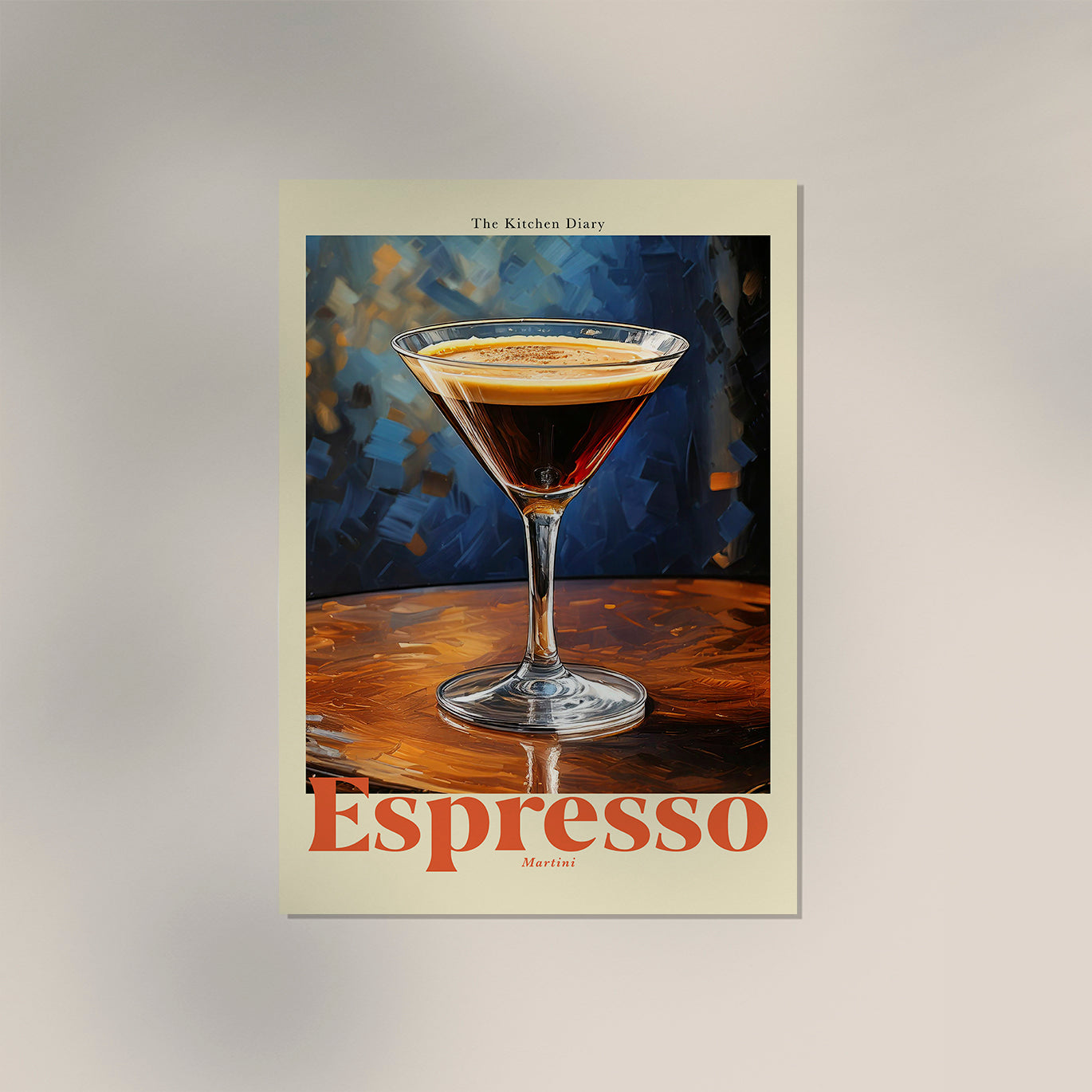 The Kitchen Diary: Espresso Martini Poster