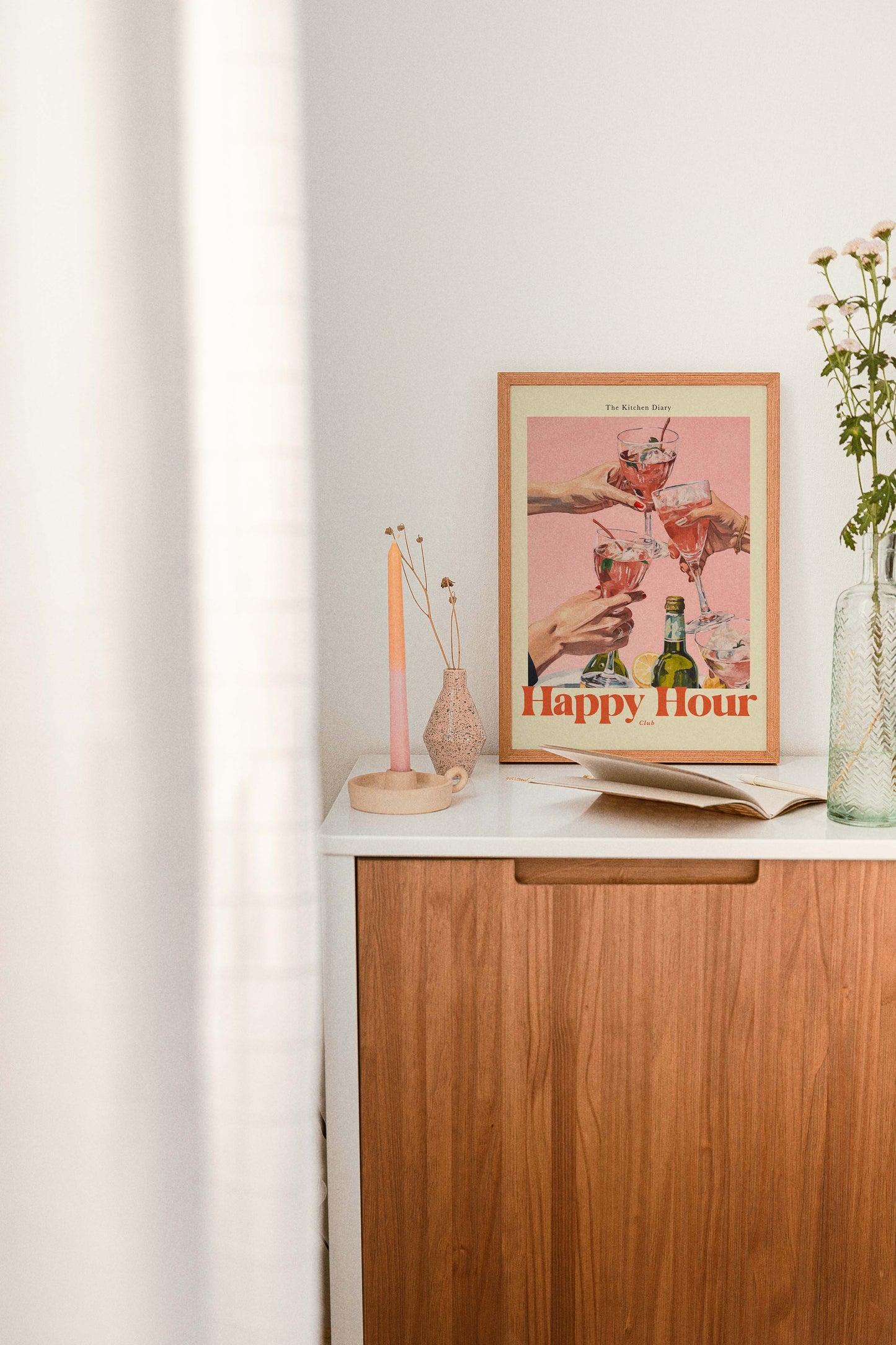 The Kitchen Diary: Happy Hour Club Poster