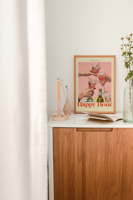 The Kitchen Diary: Happy Hour Club Poster