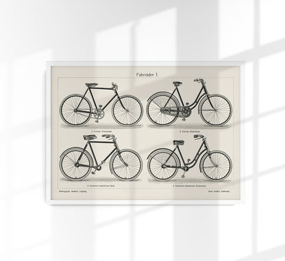 Bike Chart Print