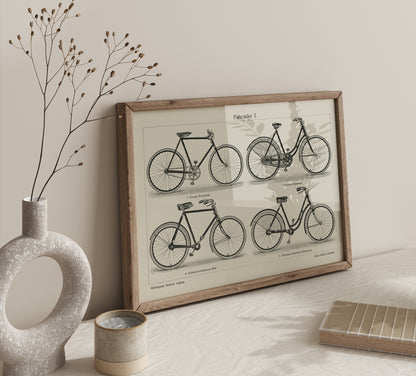 Bike Chart Print