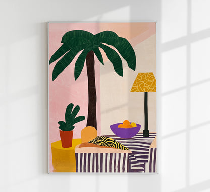 Tropical Room Tropical Art Poster