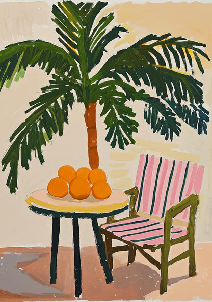 Tropical Breeze Art Poster