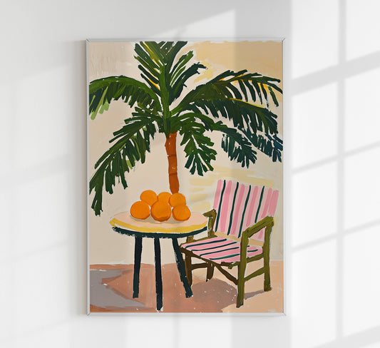Tropical Breeze Art Poster