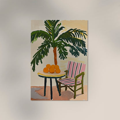 Tropical Breeze Art Poster