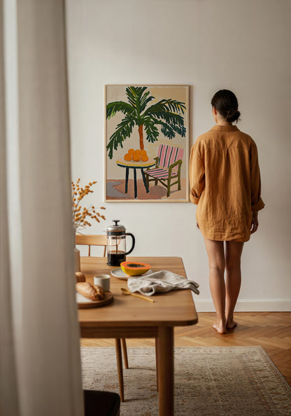 Tropical Breeze Art Poster