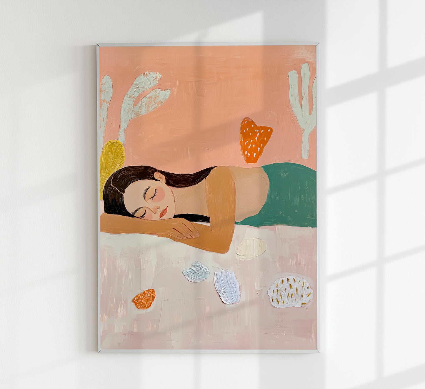 Dreaming about the sea Tropical Art Poster