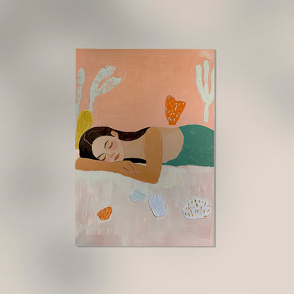 Dreaming about the sea Tropical Art Poster