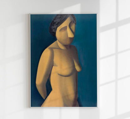 Female model by Vilhelm Lundstroem Poster