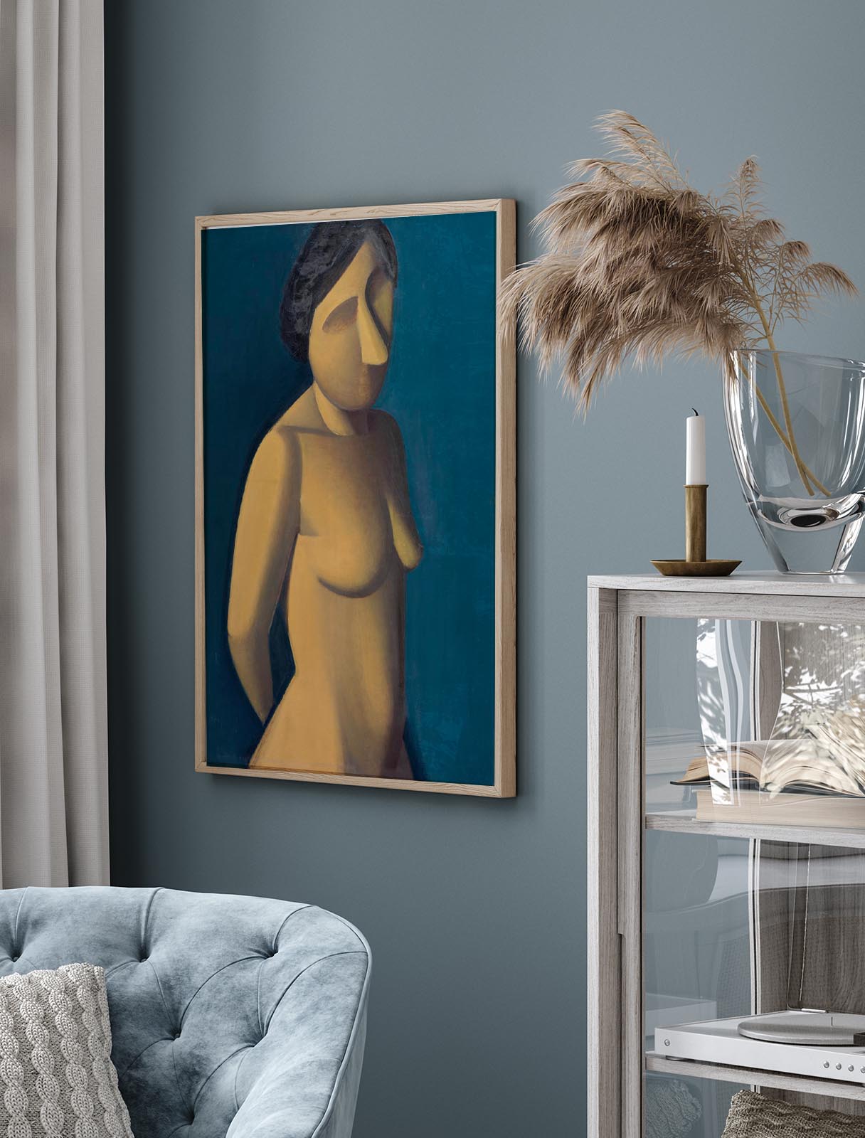 Female model by Vilhelm Lundstroem Poster