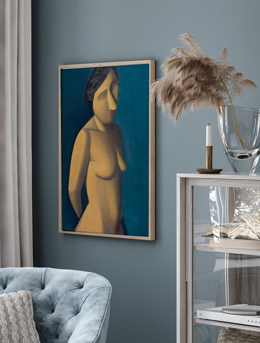 Female model by Vilhelm Lundstroem Poster