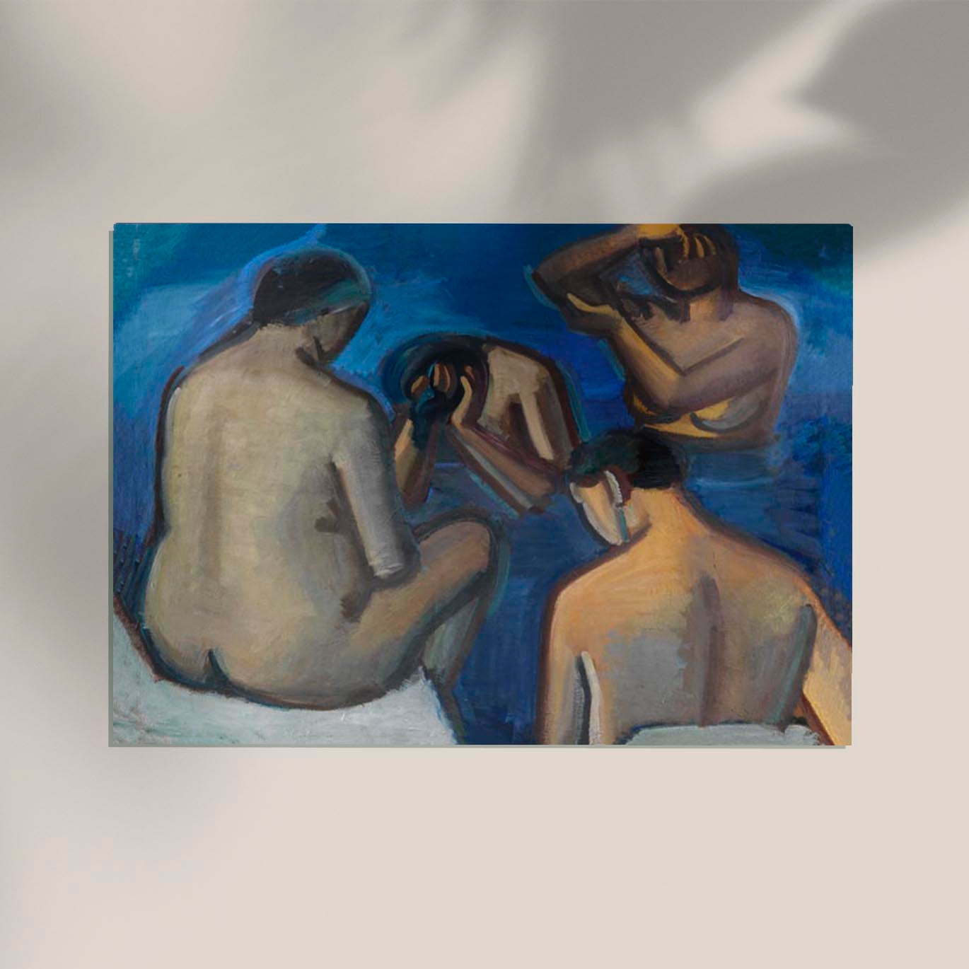 After the bath by Vilhelm Lundstroem Poster