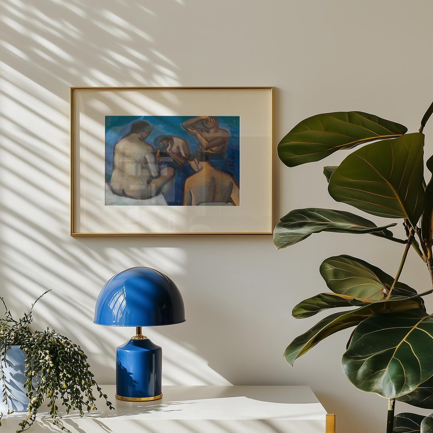 After the bath by Vilhelm Lundstroem Poster