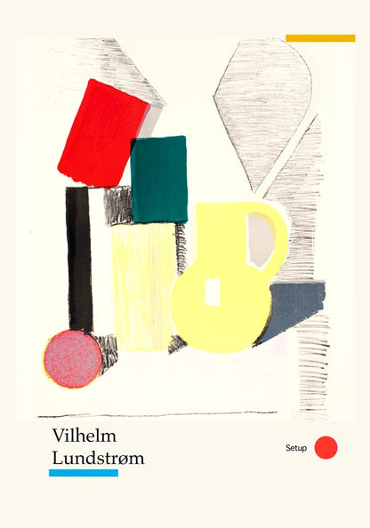 Setup by Vilhelm Lundstroem Exhibition Poster