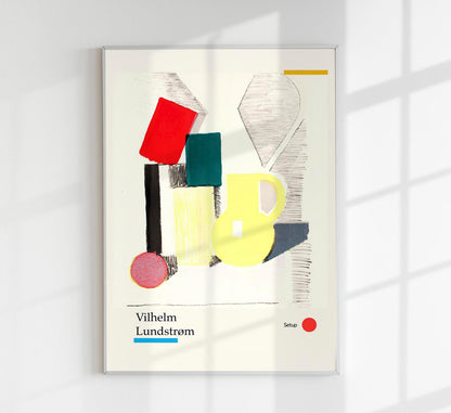 Setup by Vilhelm Lundstroem Exhibition Poster