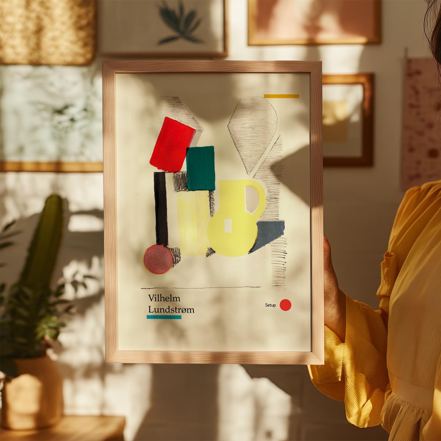 Setup by Vilhelm Lundstroem Exhibition Poster