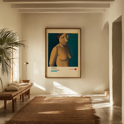 Female Model by Vilhelm Lundstroem Exhibition Poster