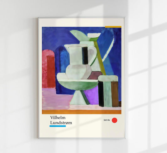 Still Life nr 1 by Vilhelm Lundstroem Exhibition Poster