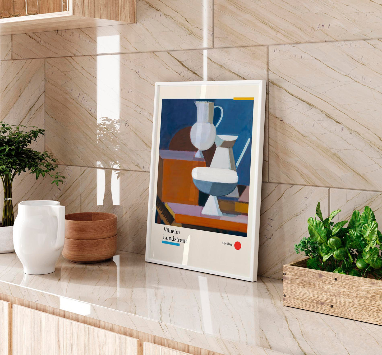 Opstilling nr 1 by Vilhelm Lundstroem Exhibition Poster