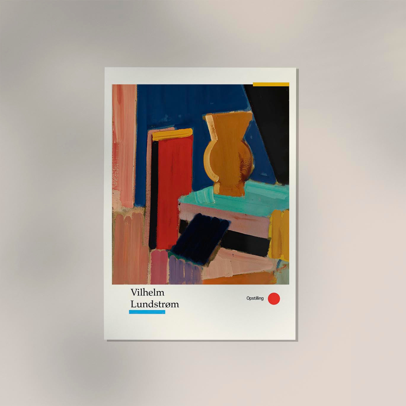 Opstilling nr 2 by Vilhelm Lundstroem Exhibition Poster