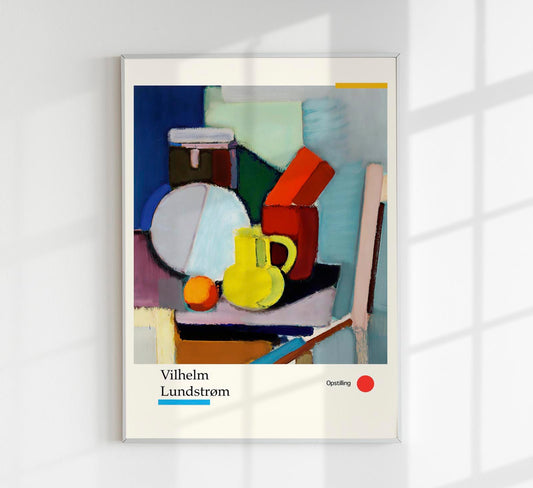 Opstilling nr 3 by Vilhelm Lundstroem Exhibition Poster